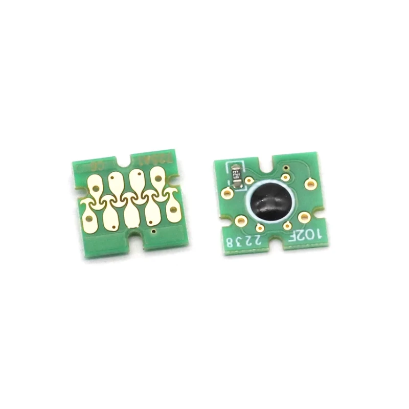 10set 40pcs T741X-T7414 T7411 T741X Ink Tank Chip for Epson SureColor F6000 F6070 F6200 F6270 F7000 F7200 F7270 F9300 F9370 9200 maintenance box chip resetter