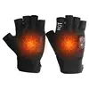 Heated Gloves 2000mAh rechargeable battery  3 Temperature Settings Working Fingerless Mittens Smart wireless Glove Hand Warmers 2