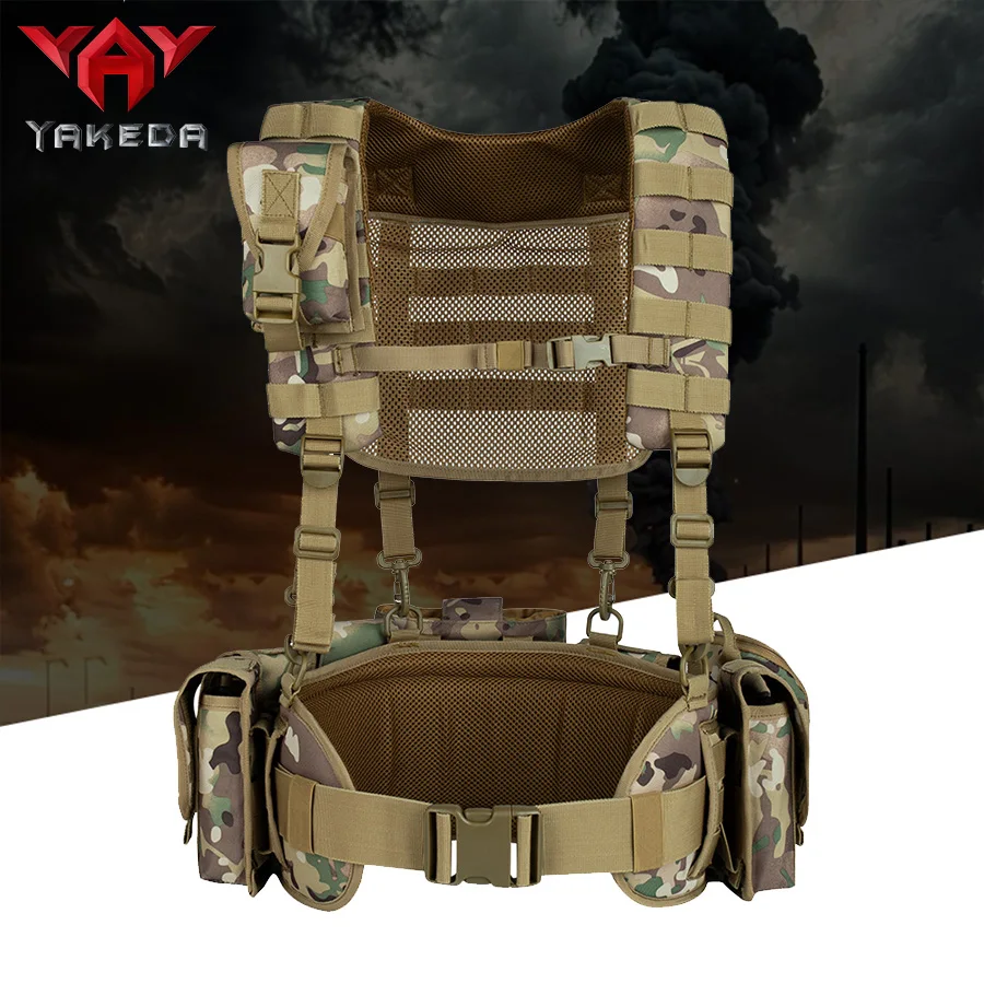 Camouflage Chest Strap Multi Functional Outdoor Training Vest