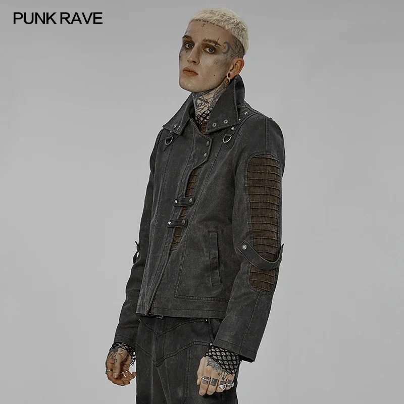 ジャケット・アウター grunge sheep leather short jacket punk grunge sheep leather short jacket punk