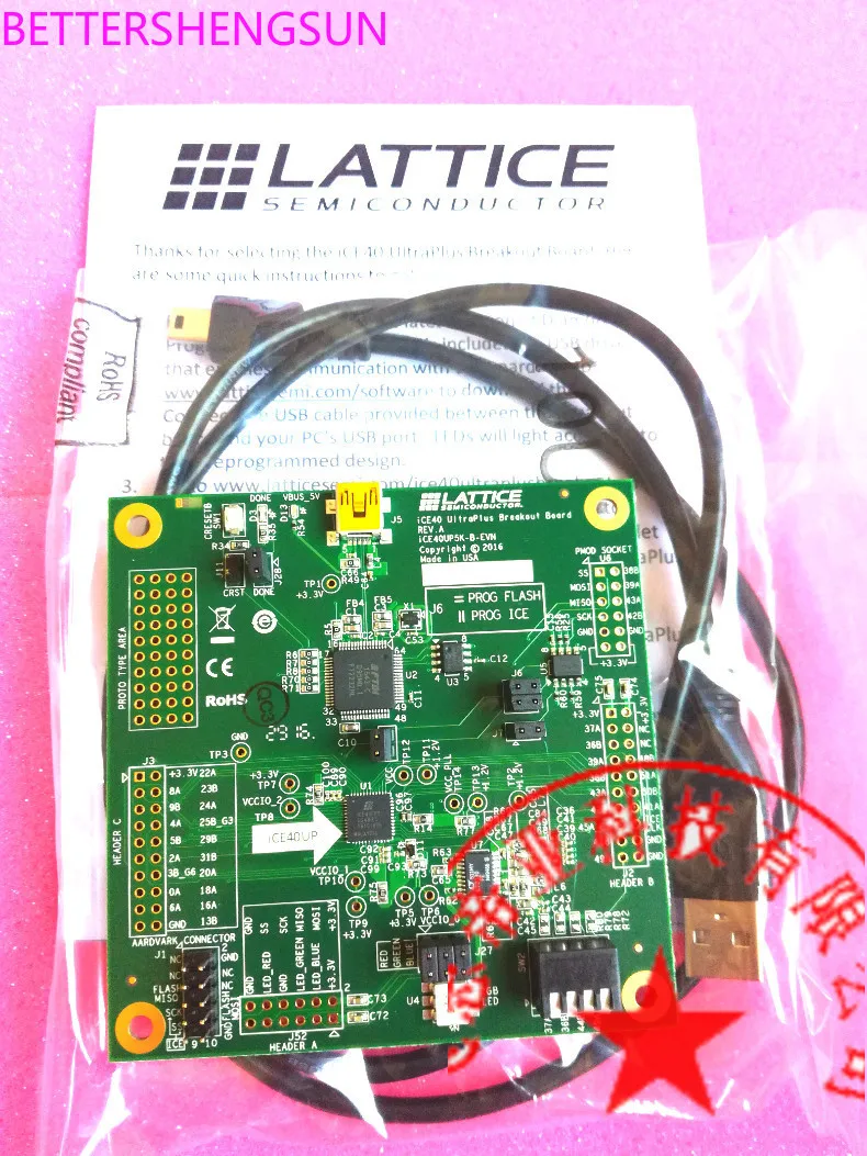 

ICE40UP5K-B-EVN плата разработки ICE40 fpga 48QFN
