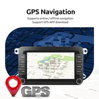 Autoradio Android 15 7/9 pouces avec CarPlay sans fil, lecteur multimédia vidéo, RDS, Airplay, Android Auto, stéréo audio pour VW/Seat/Skoda/Passat/Golf/ 4