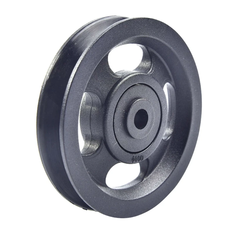 100mm Rope Pulley, Wire Rope Reel Nylon Pulley for Ropes DIY Gym Fitness Equipment Cable Machine Wire Rope Pulley Reel 24BD 6