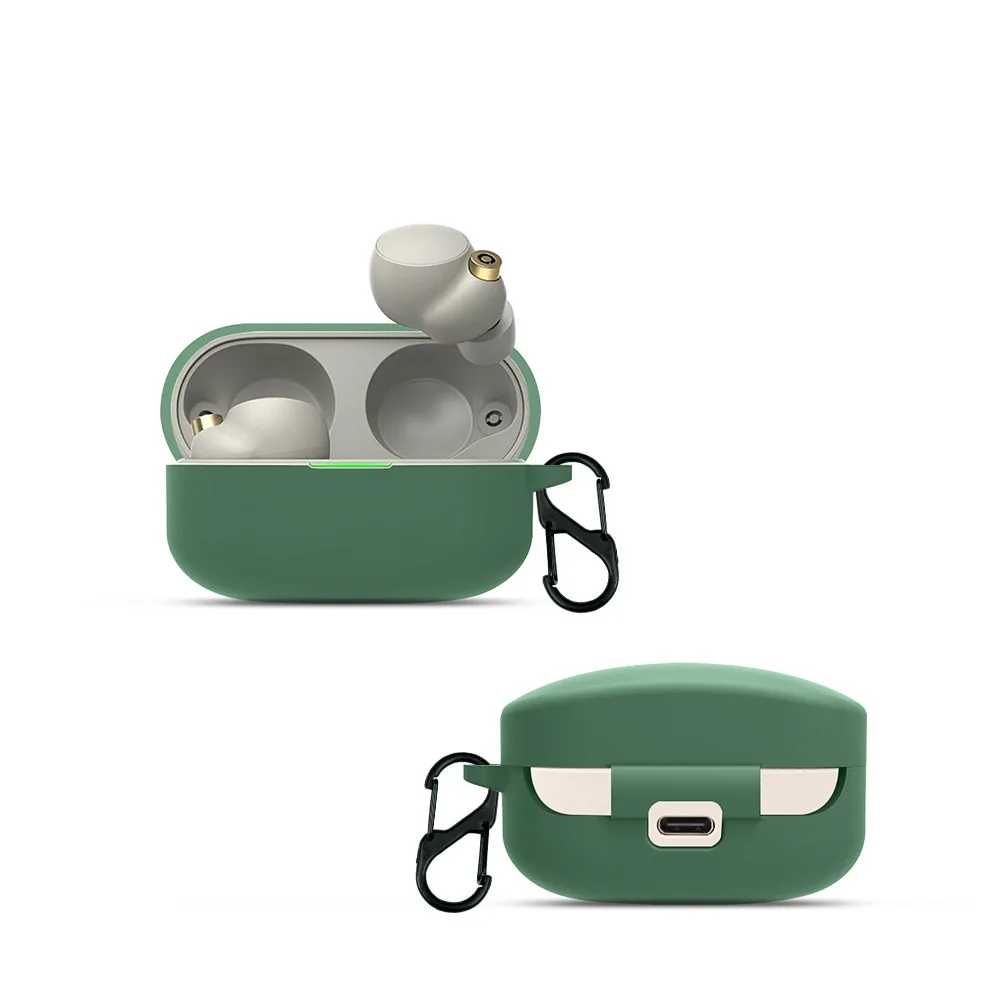 Custodia In Silicone Per Sony Wf-1000 Xm4 Custodia Accessori Per Auricolari Custodia Protettiva Per Telefono Con Moschettone Per Custodia Sony Wf-1000