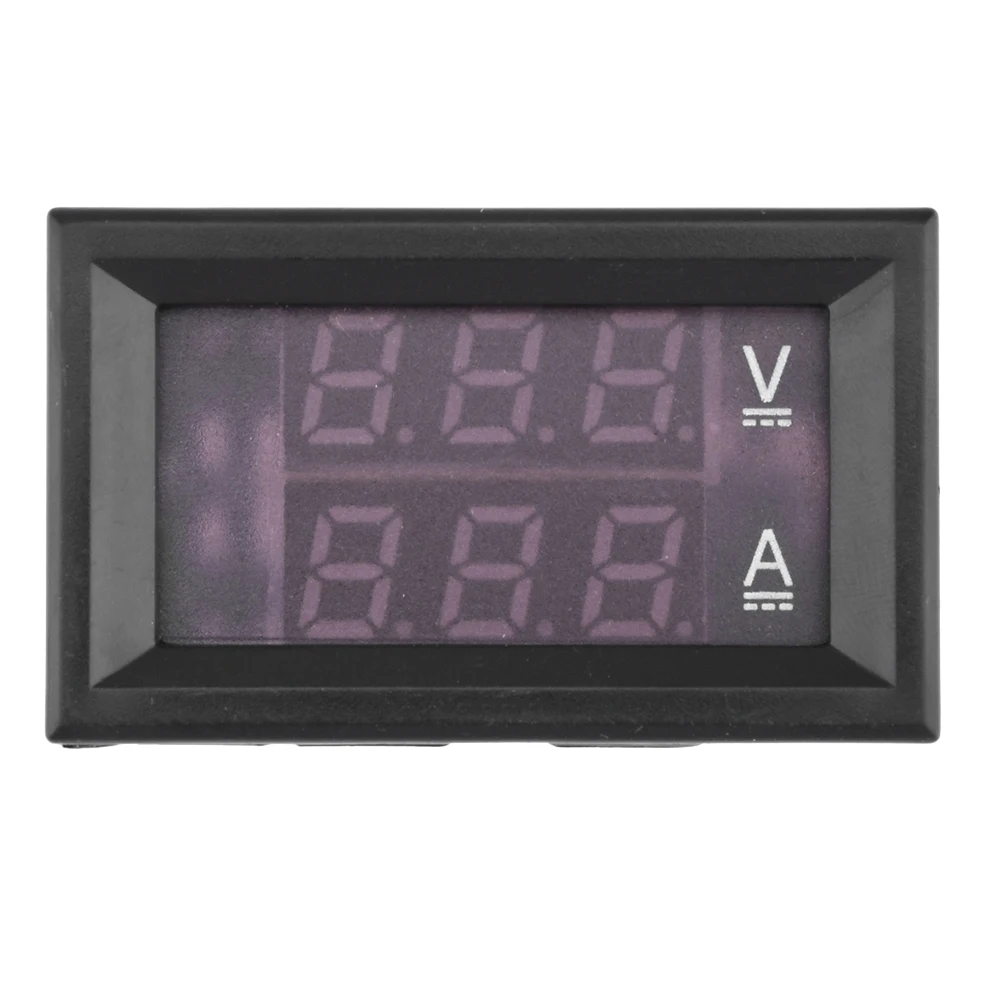 20A 50A Digitaler Spannungsamperemeter-Tester 0,28 Zoll 3-stelliges blaues + rotes Dual-LED-Display Dual-Voltmeter Eingebauter Shunt DC 7-100V – Detail 1