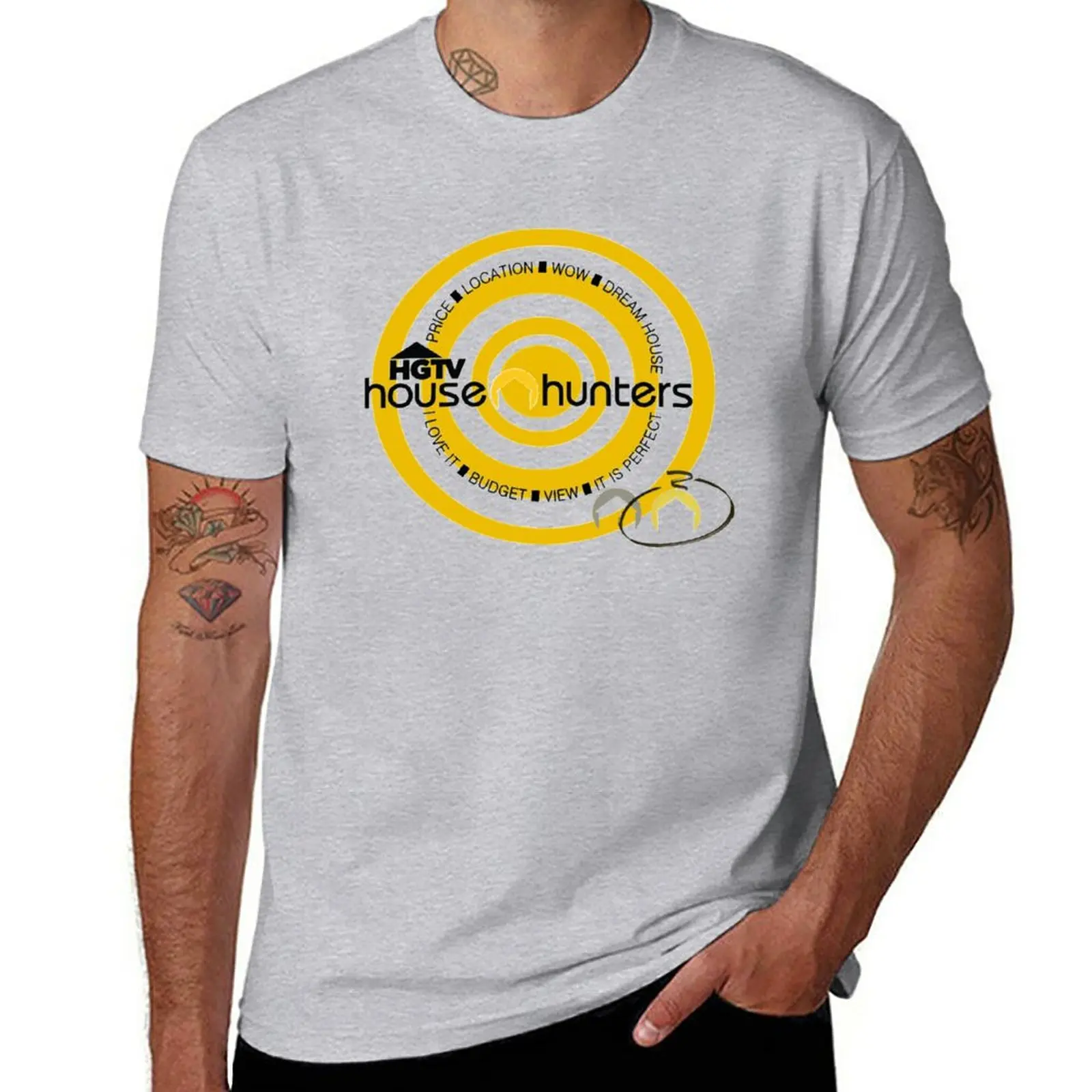 

house hunters T-Shirt cute clothes oversizeds sports fans Men's t-shirt