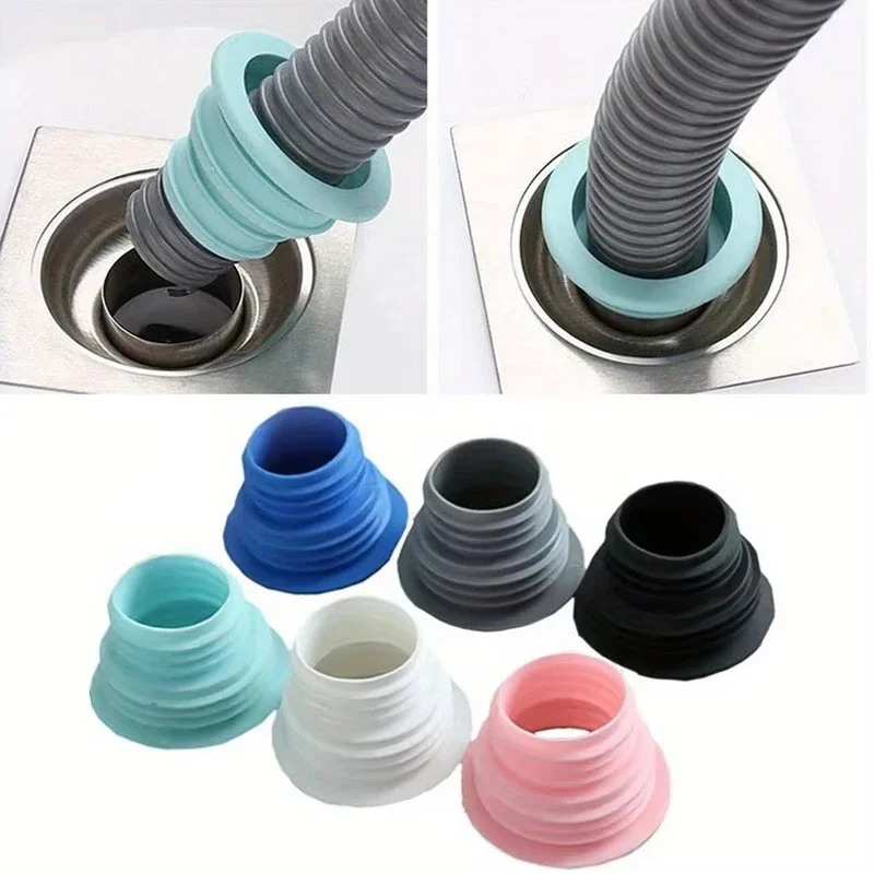 1PC Sewer Seal Ring Kitchen Pipe Deodorant Sealing Plug Floor Drain Seal Washing Machine Drain Pipe 2030