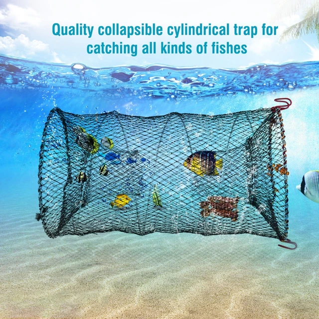 Foldable Lobster Crayfish Fishing Net Fish Cage Folding Fish Net Fishing Net  Hand Throwing Net Fish Bag Fishing Cage