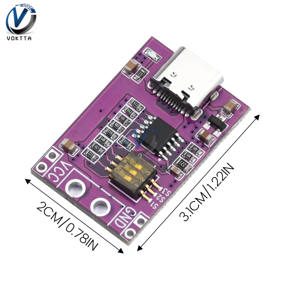 USB C QC 2.0 3.0 DC Tensione Trigger Decoy DC DC Booster Module 9V 12V 20V Scheda Convertore Di Ricarica Regolabile Di Tipo C Di Alimentazione - Foto 10