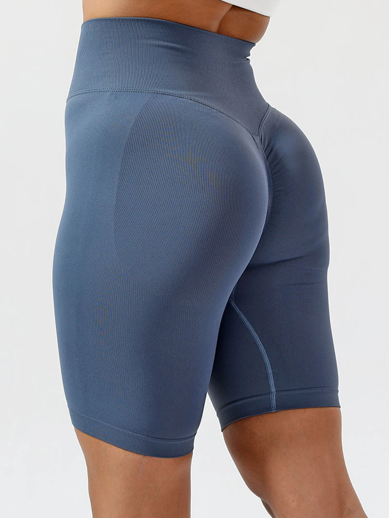 Fitness Seamless Yoga Shorts for Women High Waist Peach Buttocks Leggings Gym Trainning Tights Sports Five Point Pants