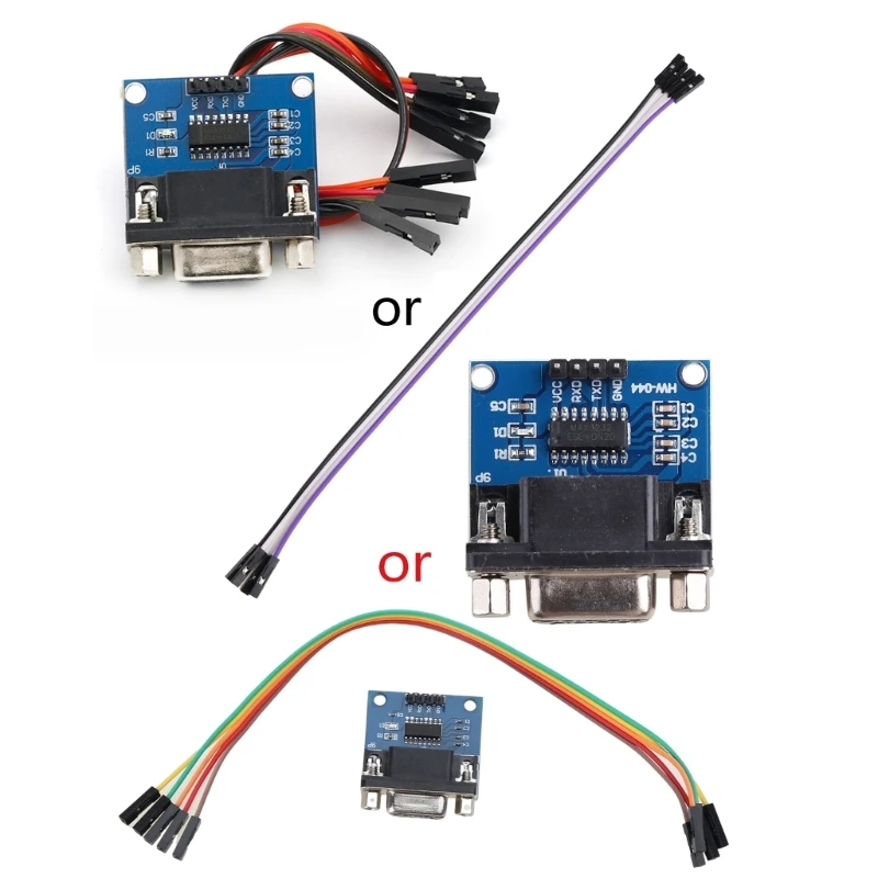 MAX3232 RS232 to TTL Serial Port Converter Module DB9 Connector for STC STM32 DVD Set Box Upgrade Hard Disk Radio