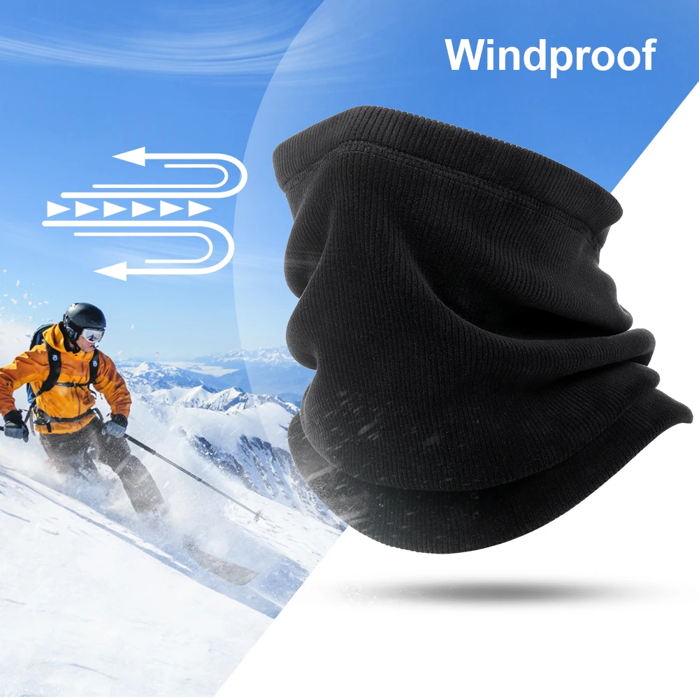 Cold Weather Polar Fleece Thermal Neck Gaiter Tube Scarves Warm Face Cover Winter Snowboard Scarf Headband Bandana Men Women neck wrap,neck gaiter,neck tube scarf,polar fleece scarf