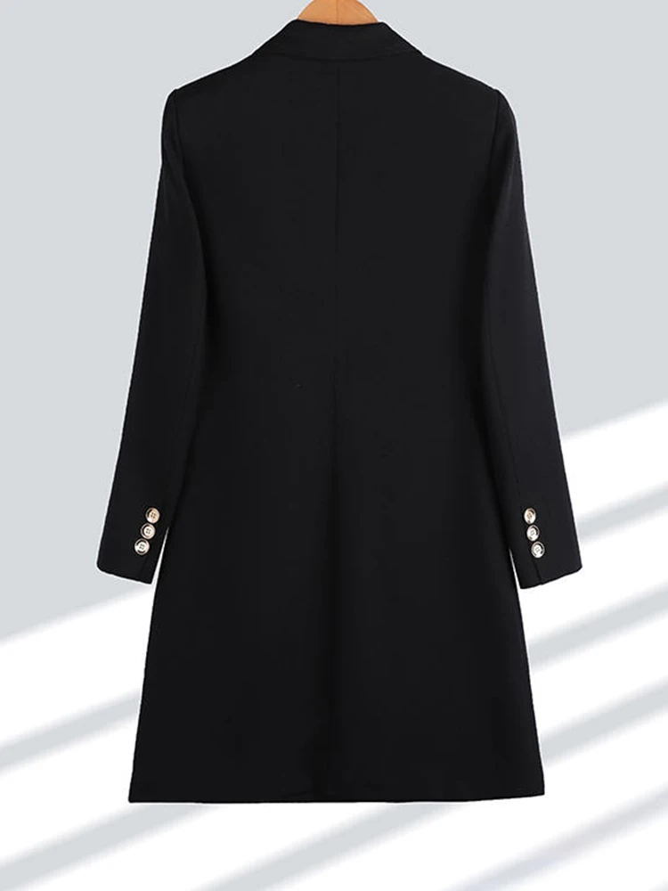 High quality women jackets and coats luxury coat long sleeves ladies trench coats