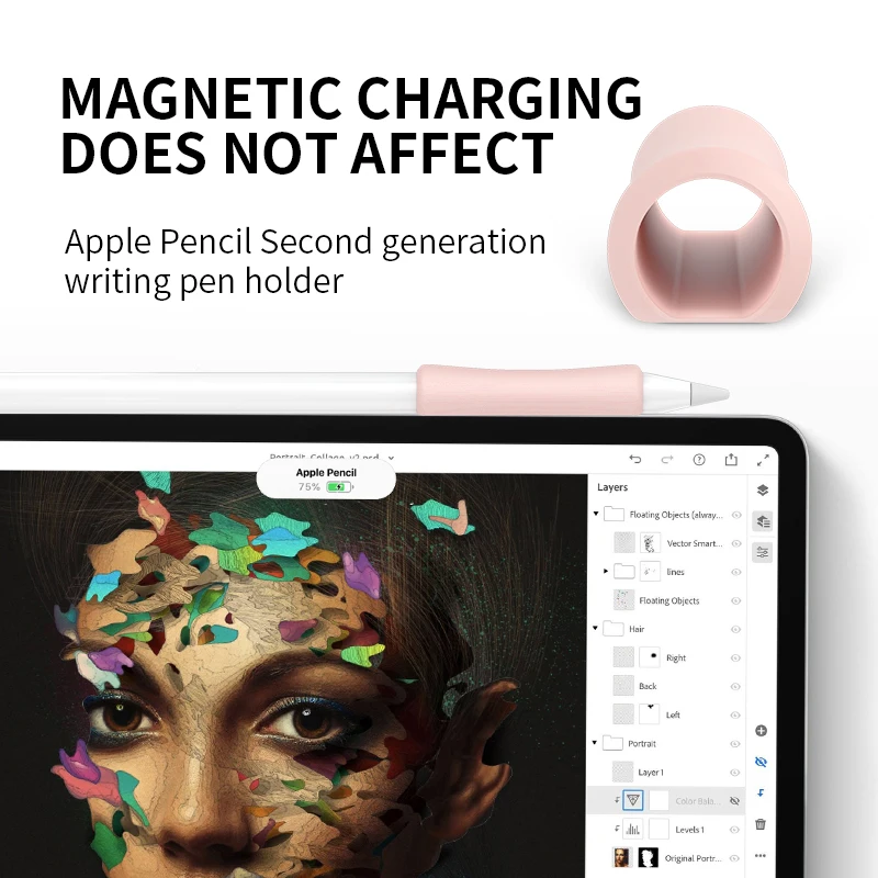 Ʈ ׸ Ǹ Ȧ Apple Pencil 1st  2nd ġ ũ  ׸ ȣ ŸϷ Ŀ Anti-Scratch Non-Slip