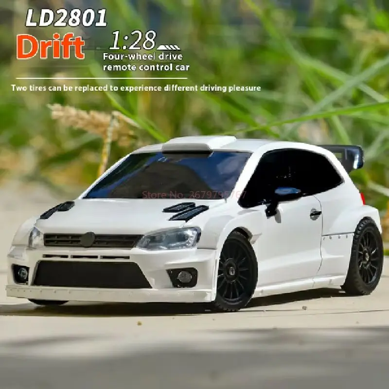 LD2801 POLO 1/28 4WD RC Drift Car direcciones proporcionales faros