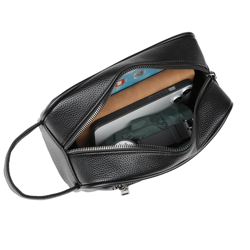 حقائب يد رجالية جلدية ناعمة عالية الجودة من البولي...