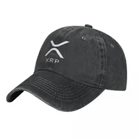 Retro XRP Ripple Crypto Hodl Baseball Caps Unisex Style Distressed Washed Snapback Hat Outdoor All Seasons Travel Caps Hat 1