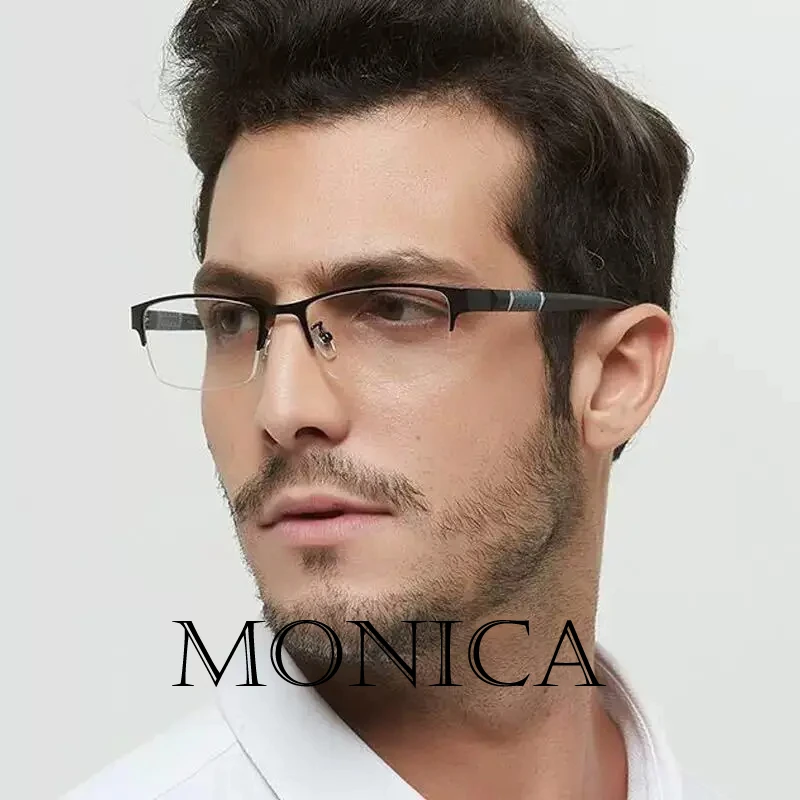 Half Metal Frame Nearsighted Glasses Unisex Myopia -0.5 -1 -1.5 -2 -2.5 -3 -4 -5 -6 Finished Products Number Degrees myopia glasses