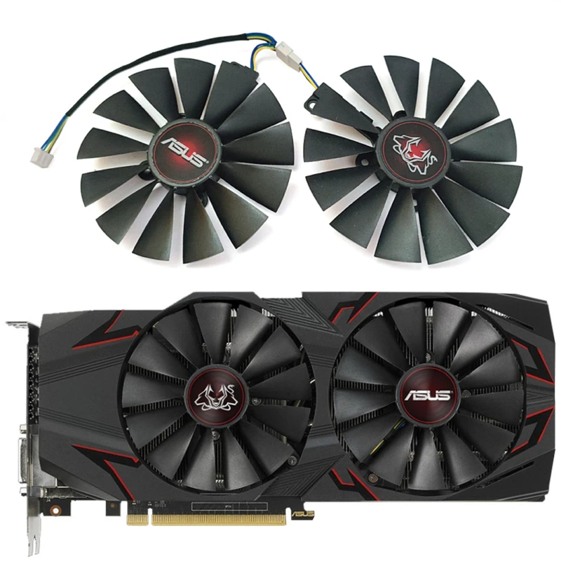 

NEW 95MM 4PIN FDC10M12S9-C GTX 1070 TI CERBERUS GPU Fan，For ASUS CERBERUS-GTX 1070 Ti Graphics card cooling fan