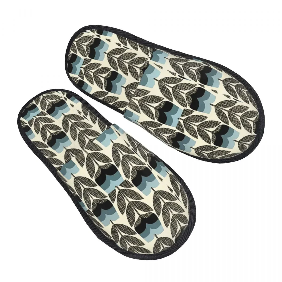 

Женские скандинавские домашние тапочки Orla Kiely с принтом на заказ, мягкие теплые пушистые тапочки из пены с эффектом памяти, домашняя Уличная обувь