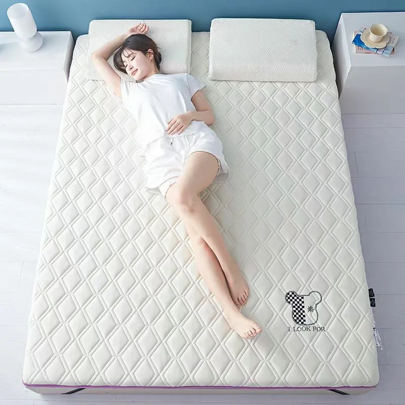 VESCOVO Latex Thickened Mattress Topper 160*200 Tatami Floor Mat Children Bed Topper 150*200 mattress topper