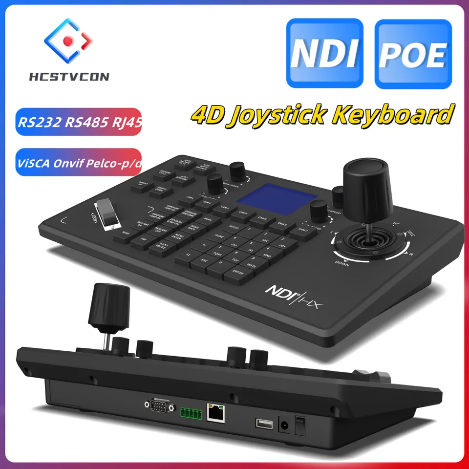 NDI Joystick Controller Keyboard 3D Controller for Video