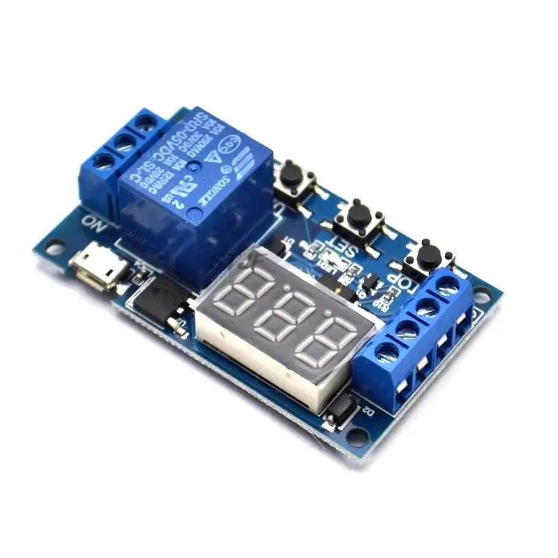 Ein Relais modul XY-J02 Zeit verzögerung Leistungs abschaltung Trigger Delay Cycle Timing Circuit Switch