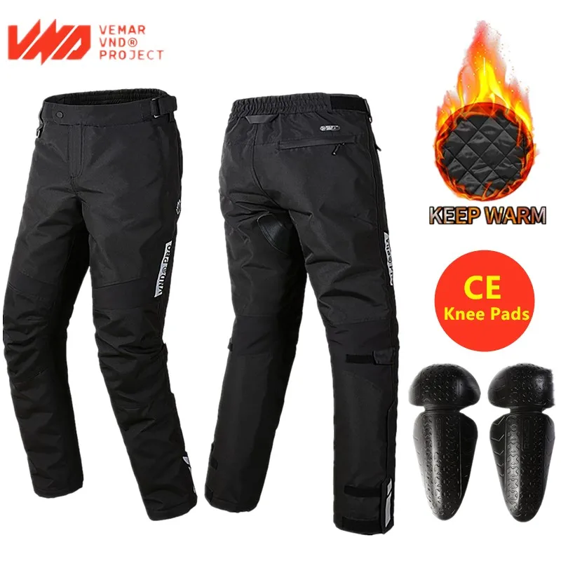 Winter3LayerKeepWarmMotorcyclePantsAerogelWaterproofWindproofMotorbikeTrousersWith