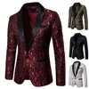 Men's Floral Party Dress Suit Stylish Dinner Jacket Wedding Blazer Prom Tuxedo 6