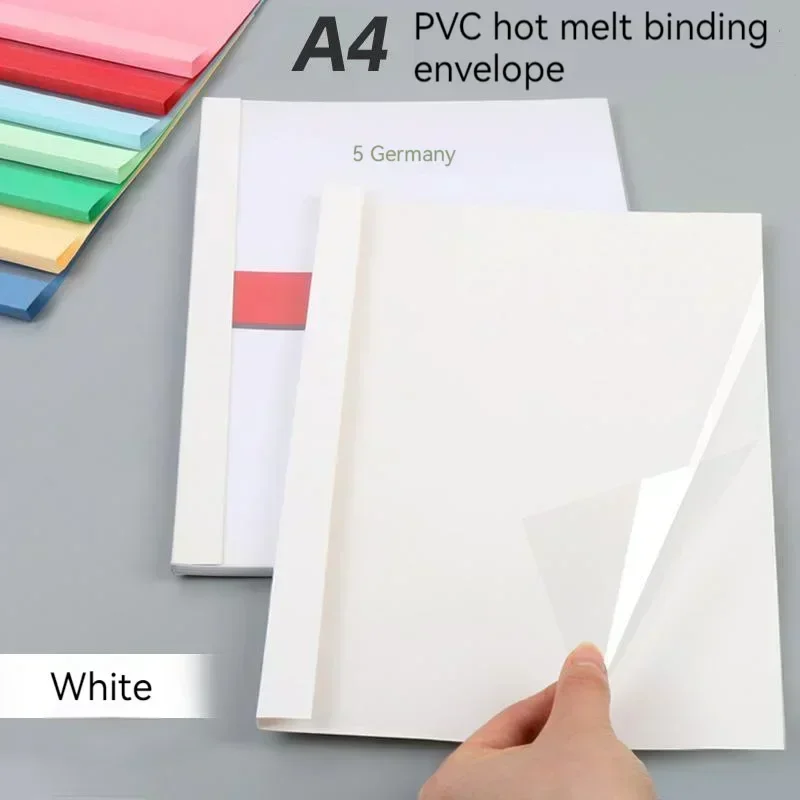 A4 hot melt binding machine plastic envelope cover document contract information binding into a book hot melt