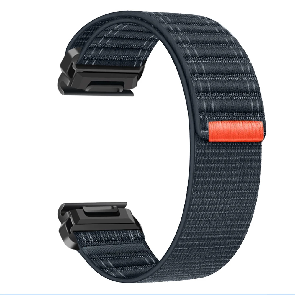 Versatile QuickFit Nylon+Silicone Sport Strap in Multiple Sizes