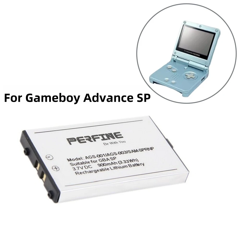 Batterie De Remplacement Pour GameBoy Advance (GBA) SP Neuve, Avec Tournevis Inclus