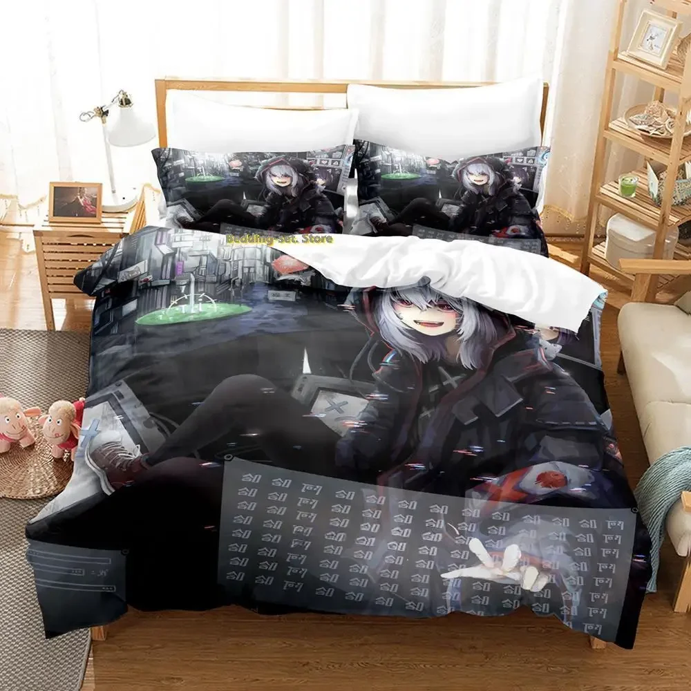 New Cytus II Bedding Set Single Twin Full Queen King Size Bed Set Adult Kid Bedroom Duvet Cover Sets 3D Print Game Bed Sheet Set