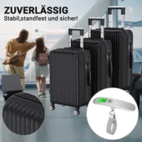 Roshanda 3 pièces étui rigide valise à main boîtier de chariot étui rigide boîtier de chariot 20/24/28 valise ensemble 2