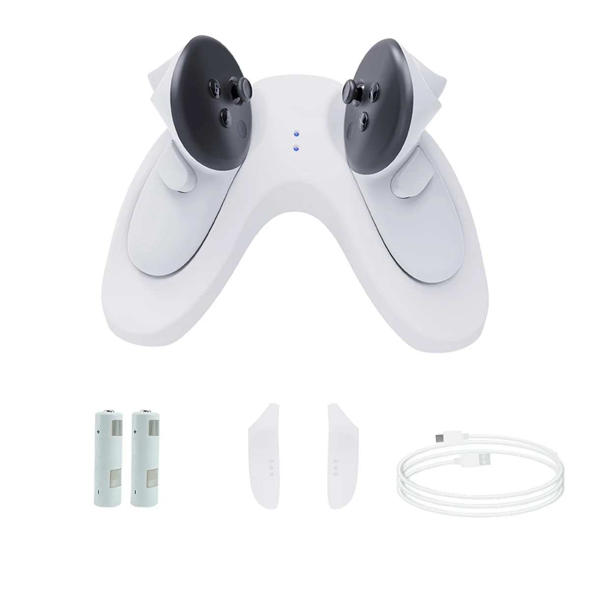Wireless Charging Dock for Meta Quest 3/Oculus 3S Charger Station Controller Battery Elite Head Strap VR Accessories NND