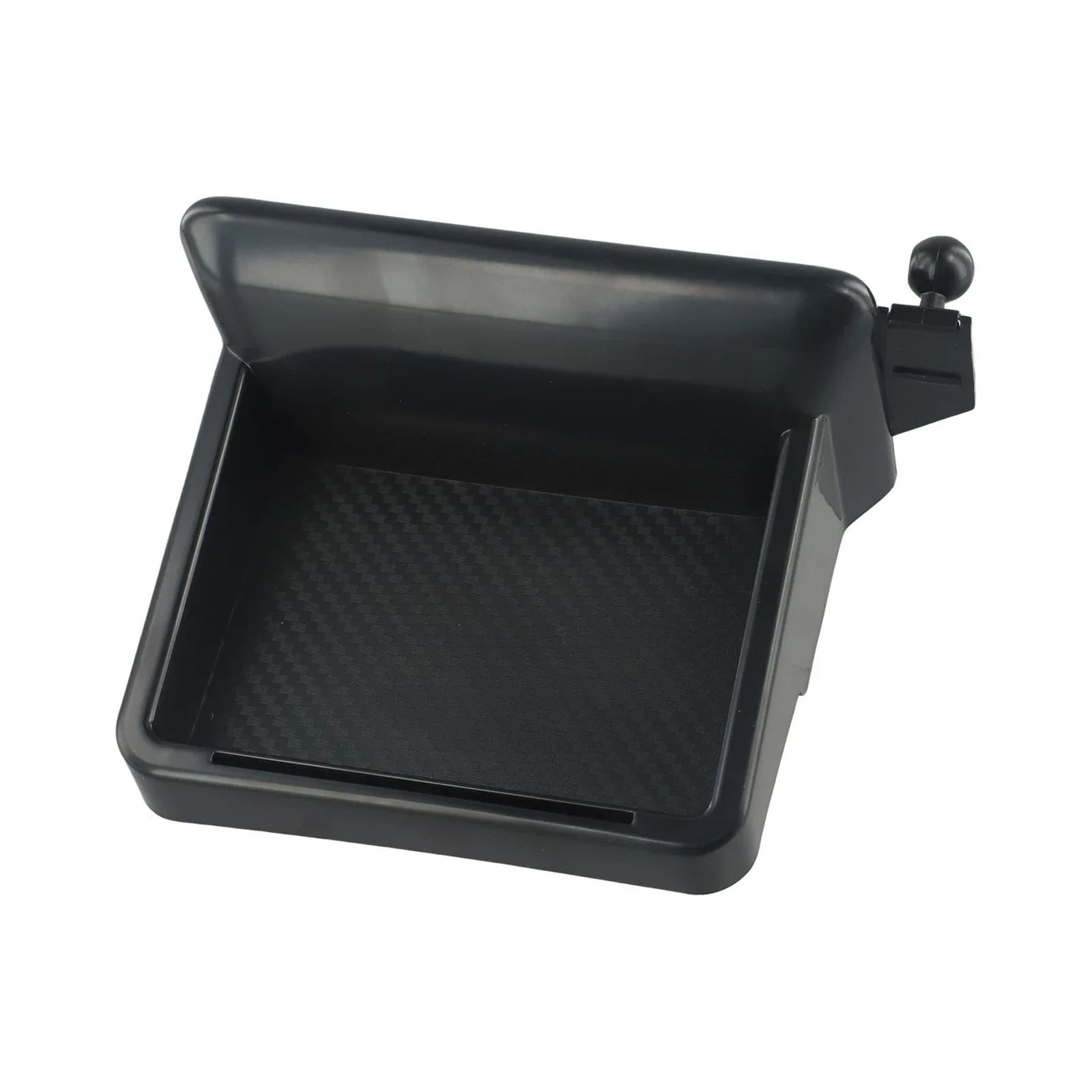 For Ford-Storage Box Holder Tray Storage Box Holder Tray ABS Black Center Console Convenient Extra Navigation