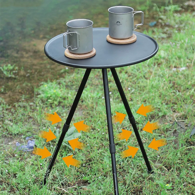 

Portable Folding Tables Ultralight Aluminum Height Adjustment Foldable Balcon Tourist Kitchen Camping Equipment And Accessories