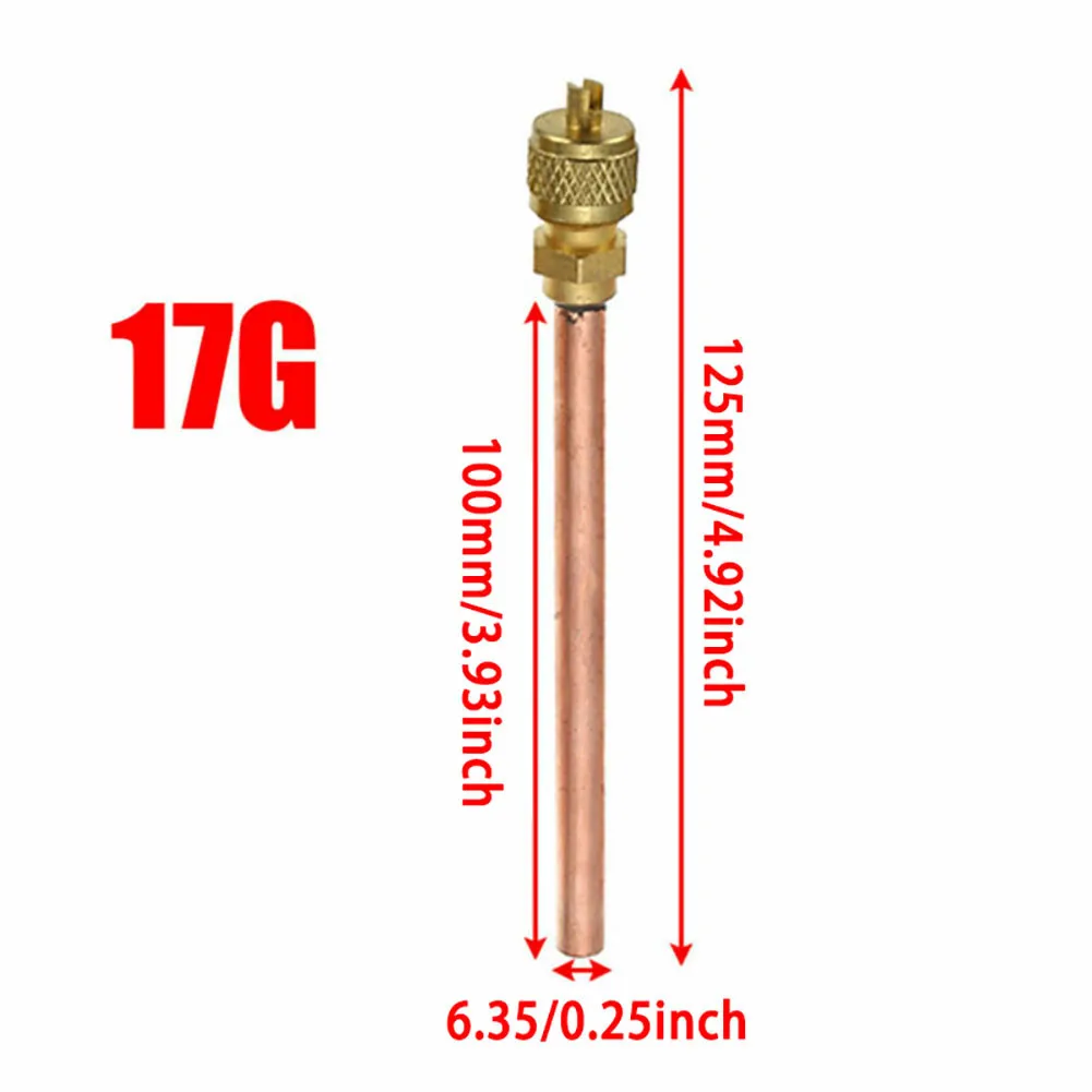 Air Conditioner Accessories 5PCS Air Conditioner Refrigeration Access Valves Copper Tube Filling Part Home DIY Power Tool Part