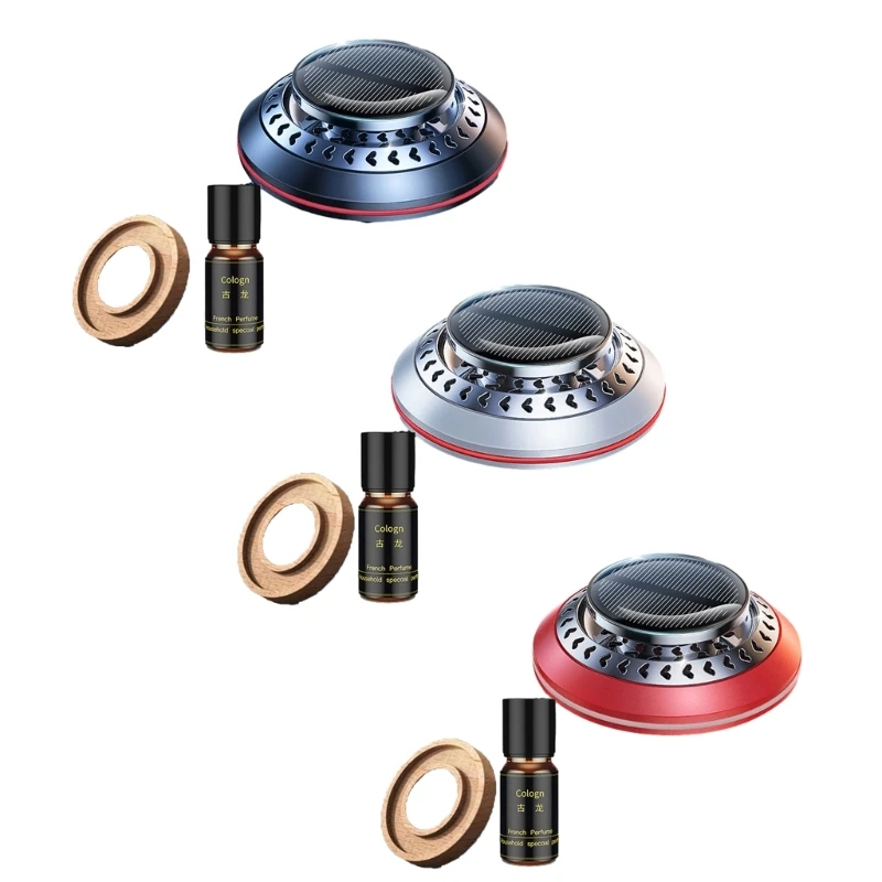 

Solar Rotating Perfumes Diffuser Car Fragrances Decoration Air FreshenerOrnament