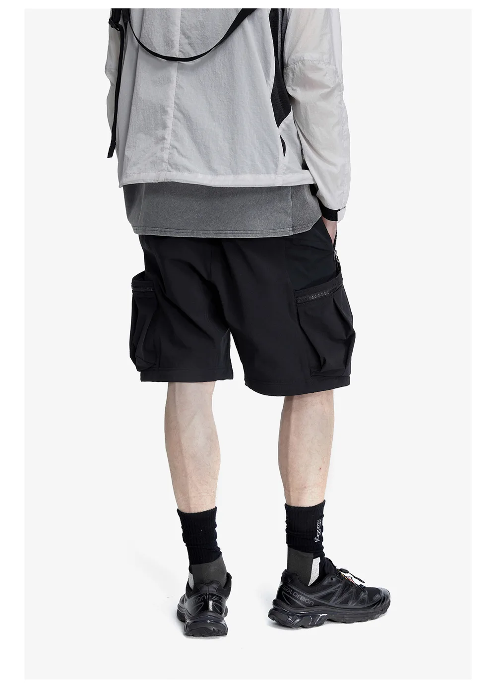 Reindee Lusion 23ss 208 2-in-1  detachable patchwork color block pants dwr coating multiple pockets techwear gorpcore warcore