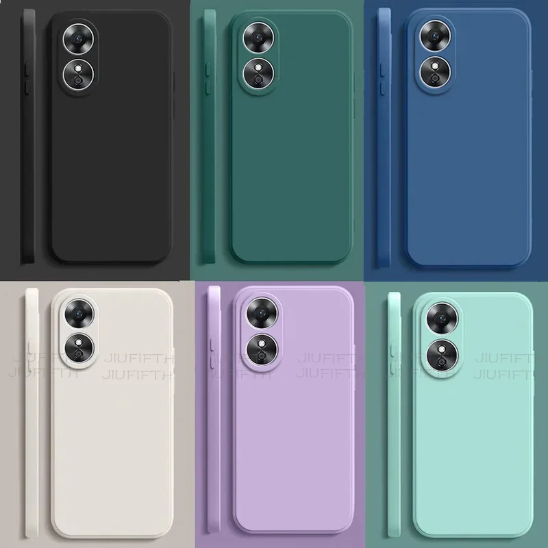 Ultra-Thin Matte Silicone Phone Case - Solid Color TPU Cover