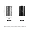 Stainless Steel Coffee Bean Airtight Cans Sealed Cans Outdoor Camping Kitchen Tin Storage Box Coffee Jar Canister Set 370ml 6