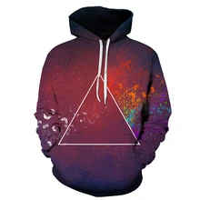 

Harajuku Street Outdoor Sports Trend Super Large Clothing 3D Features Geometric Figures Men's Spring And Autumn Long-sleeved Top