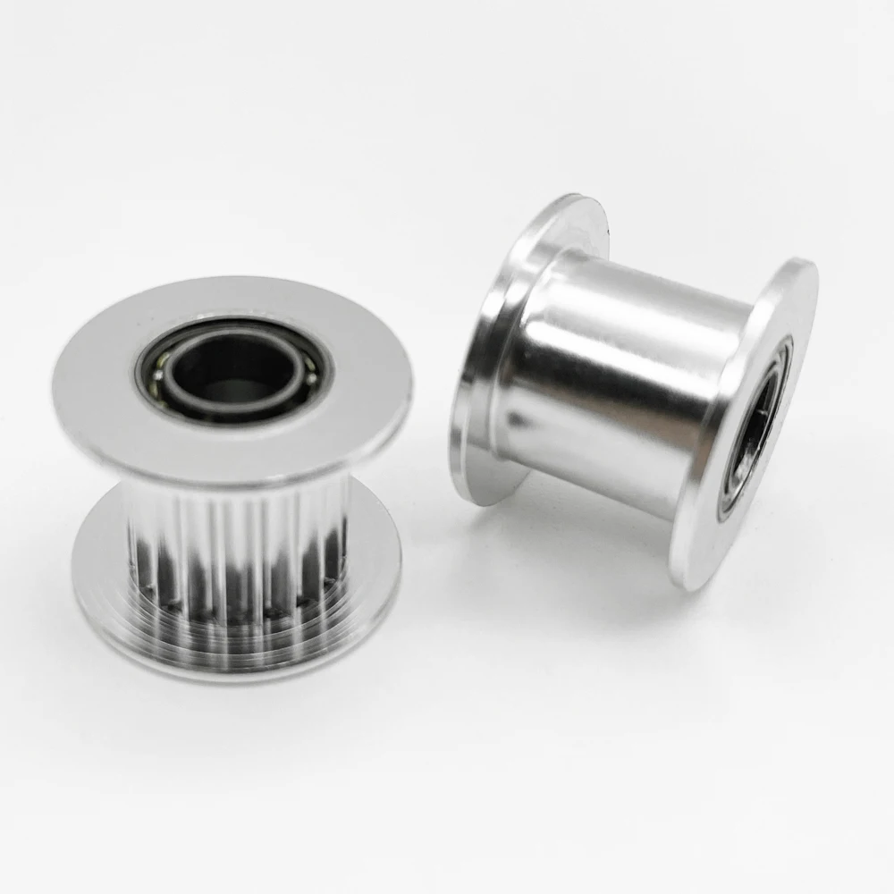 2GT 20T synchronous wheel idler 3/4/5/6/8mm tooth aperture 6/9/10/15mm belt width bearings 3D printer