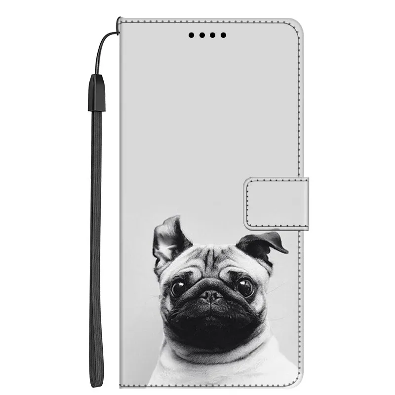 Luxury Leather Magnetic Flip Wallet Case with Stand