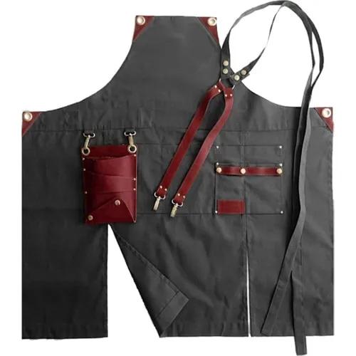 Medusa Forma Pendant Master Chef-Barista-Cook-Barber-Tattoo-Waiter Claret Apron |