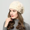 2024 New Autumn and Winter Korean Edition Fashion Versatile Rabbit Hair Knitted Wool Hat for Women Thickened and Plushed Warm Ea 6