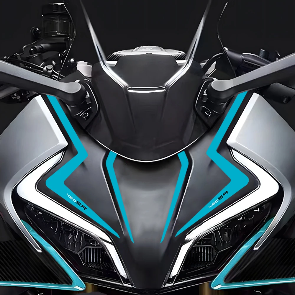 For CFMOTO 450SR 450 SR Motorcycle Reflective Front Fairing Side Stickers Moto Head Decals Stripe Vinyl Decal Accessories