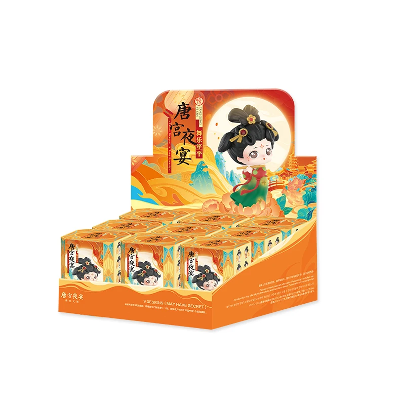 thumbnail image 1 of POP MART Palace Banquet in Tang Dynasty Series Caja Sorpresa Juguetes Figuras de Acción de Anime Kawaii Caixa Caja Misteriosa Muñecas Regalo para Niñas, 1 of 5