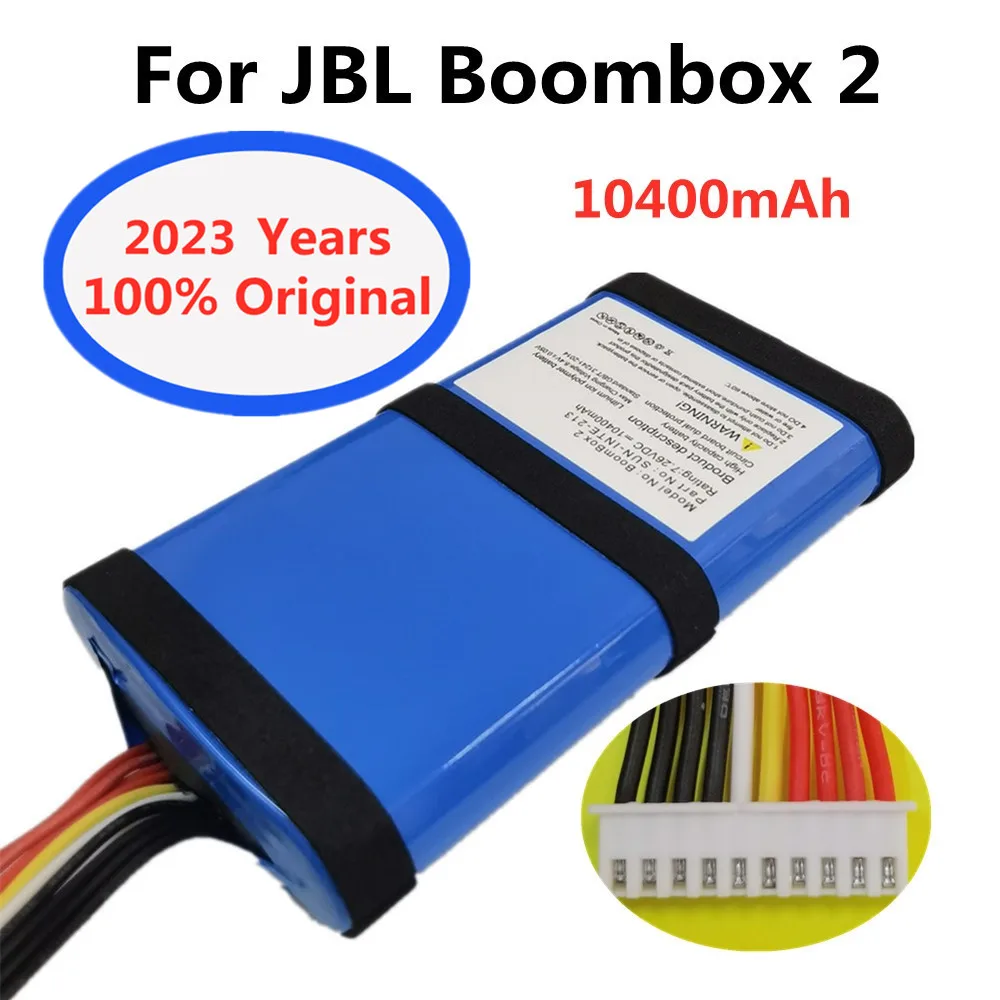 

Новинка 2023 года, Сменный аккумулятор для проигрывателя 10400 мАч для JBL Boombox 2 Boombox2, аксессуары для Bluetooth динамика, аккумулятор